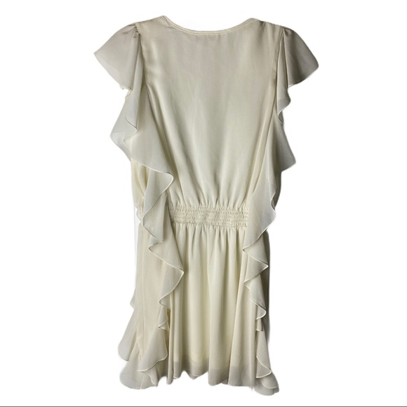 Double Zero Ivory Dress Keyhole Beading Front - Picture 10 of 10